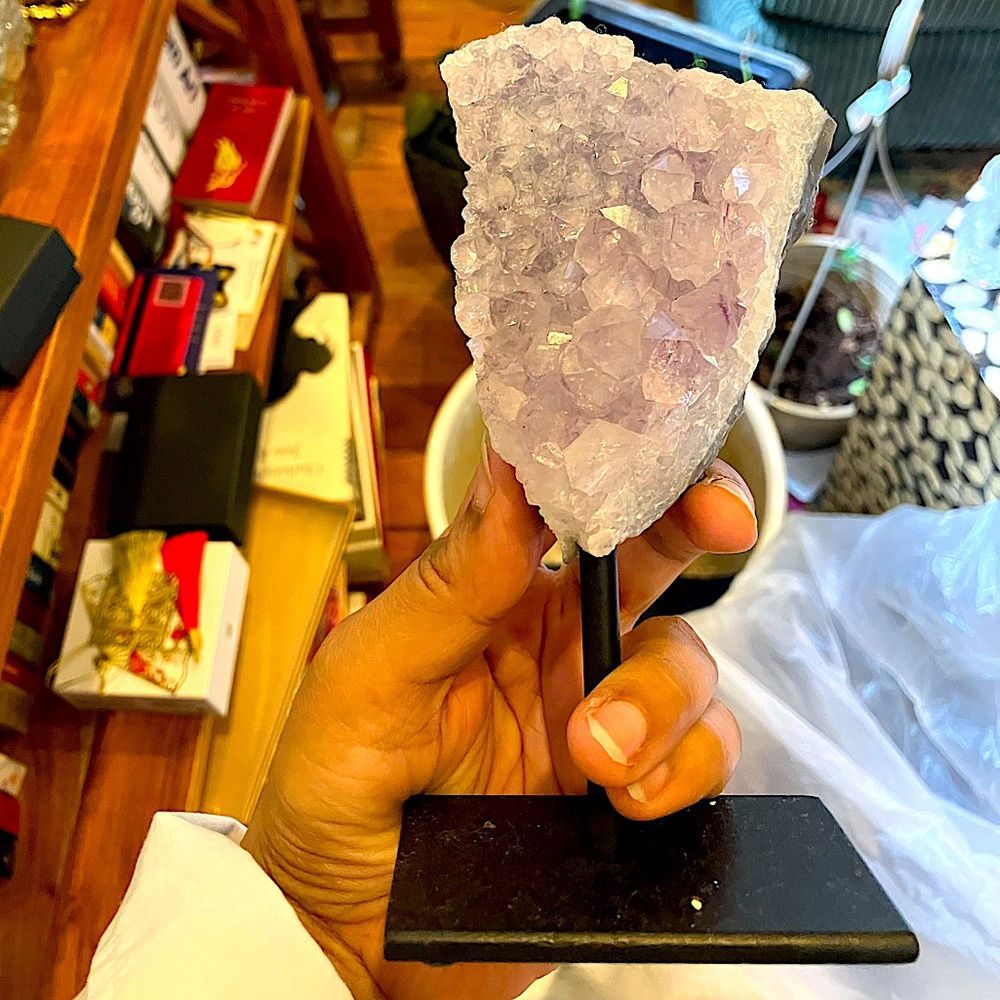 Amethyst Crystal on Stand - new